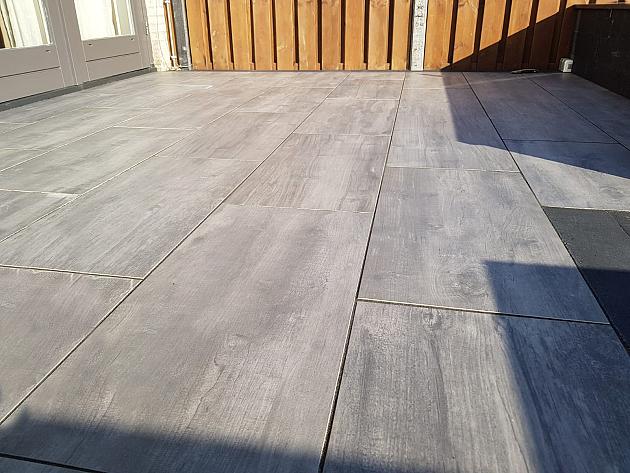 GeoCeramica 40x80x4 cm Timber Grigio