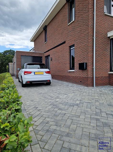 Longstone Opritsteen 10,5x31,5x7 cm Grijs/Zwart gemeleerd