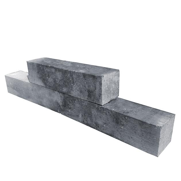 Linia Palissade 60x15x15 cm Strak Grijs/Antraciet gemeleerd