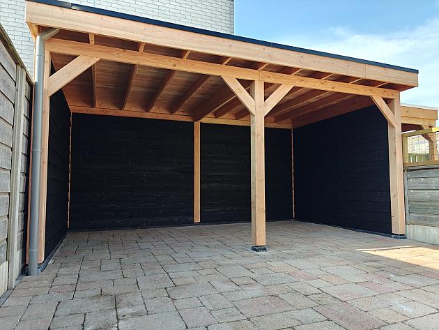 JWOODS Buitenverblijf 500x300cm, Geschaafd