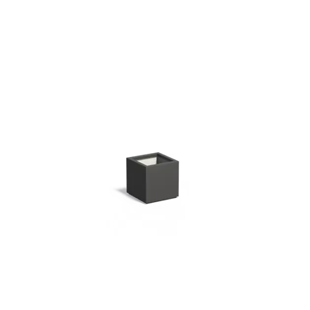 Plantenbak Carrez met bodem polyester 40x40x40 cm