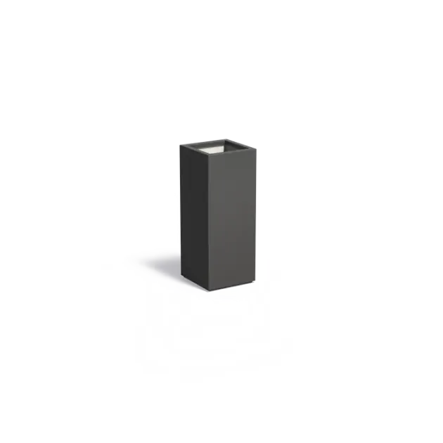 Plantenbak Carrez met bodem polyester 40x40x100 cm