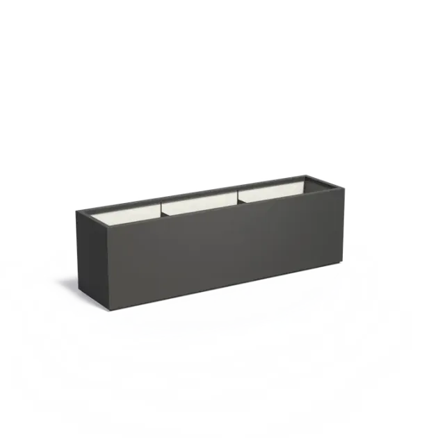 Plantenbak Carrez met bodem polyester 200x50x60 cm