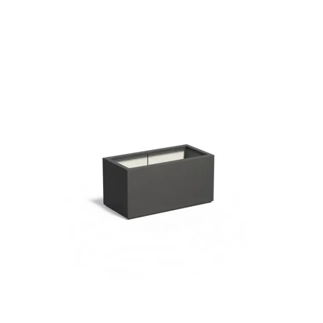 Plantenbak Carrez met bodem polyester 100x50x50 cm