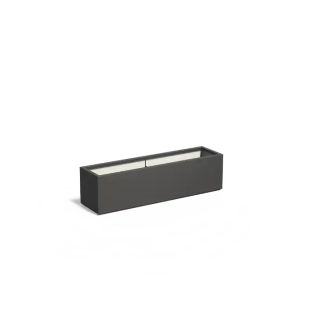 Plantenbak Carrez met bodem polyester 150x40x40 cm