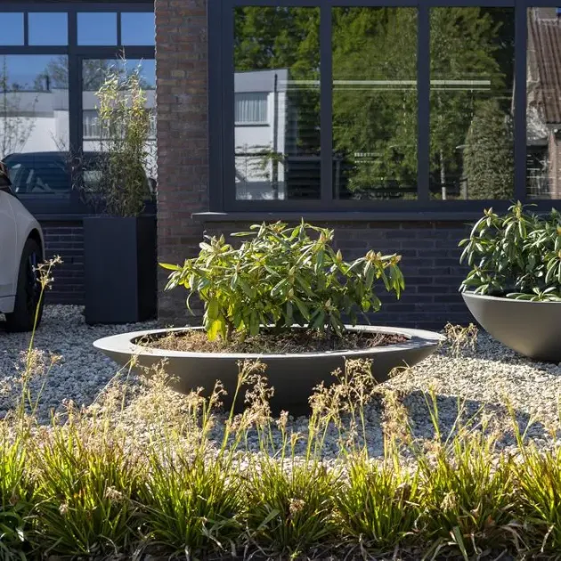 Plantenbak Ceder polyester Ø153x34 cm