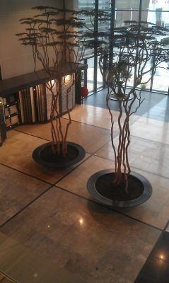 Plantenbak Ceder polyester Ø153x34 cm