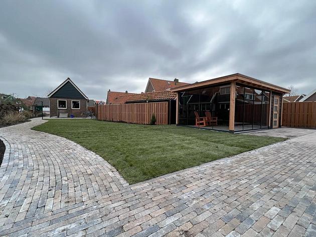 Stonique Trommel Waalformaat 5x20x7 cm Musselkalk