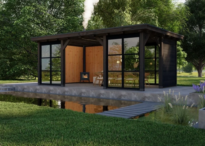 3627 buitenverblijf brussel dakmaat 6935x4319mm staandermaat 6395x3770mm  rechterzijde