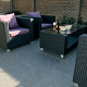 Restpartij Schagen: 10 stuks Basalt 60x60x3 cm Twilight