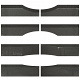 Restpartij Almere: Ca. 85  stuks Linia Excellence Wave 60x15x15 cm Nero