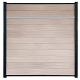 NeoFence incl. 1 decolijst Alu 180x183 cm Beachwood
