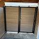 125268 neofence tuindeur 100x180 cm beachwood 380295