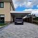 Restpartij Almere: ca.23.50m2 Longstone Opritsteen 31,5x10,5x7 cm Musselkalk