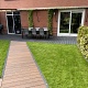 Restpartij Edam: 19 stuks Infinity Gardendeck Vlonderplank 2,2x13,5x400 cm Brown Wash