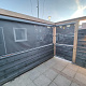 Vita Terrasscherm Zwart 255x120 t/m 200 cm Soltis 92 doek