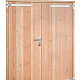 Douglas Dubbele dichte deur incl. beslag 168x201 cm, onbehandeld