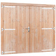 Douglas dubbele dichte deur extra breed incl. kozijn 255 x 209 cm., onbehandeld