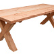 Tafel Xavi Excellent, 79 x 95 x 245 cm, onbehandeld.