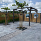 24039 jwoods dhz pergola 300x300 cm geschaafd 190403