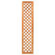 Trellis diagonaal met lijst 40x180 cm onbehandeld geschaafd hardhout