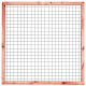 Gaaselement 180x180 cm met kader 4,5x7 cm onbehandeld douglashout