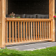 Balustrade Douglashout 180x99 cm
