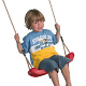 Kunststof schommel rood, zitbreedte 26 cm