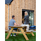 Picknicktafel Extra geïmpregneerd, geschaafd vuren 200x155x77 cm