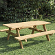 Picknicktafel Excellent geïmpregneerd, geschaafd vuren 220x155x77 cm