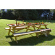 Picknicktafel Superieur geïmpregneerd, geschaafd vuren 300x162x76 cm