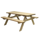 Picknicktafel Giant geolied hardhout 250x160x75 cm
