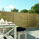 Jumboscherm geschaafd vuren 20-planks 180x180cm, recht verticaal