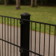 Hillfence metalen staafmatten zwart, 250x103 cm.