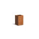Plantenbak Carrez met bodem cortenstaal 50x50x80 cm