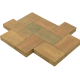 Waalformaat Strak zonder facet 5x20x6 cm Antraciet