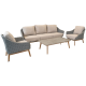 Loveseat Relax geolied hardhout 177x89x93 cm