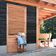 Shutterscherm met paneel geschaafd douglas 89x224 cm onbehandeld