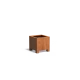 Plantenbak Carrez met poten cortenstaal 60x60x60 cm