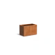 Plantenbak Carrez met bodem cortenstaal 90x50x60 cm