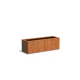 Plantenbak Carrez met bodem cortenstaal 150x50x50 cm