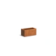 Plantenbak Carrez met bodem cortenstaal 80x40x40 cm