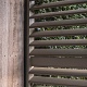 Fortis Flex shutter paneel kantelbaar Wood Fraké Noir 1 m. x 1,8 m. (bxh)