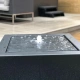 Watertafel standaard aluminium 300x100x40 cm
