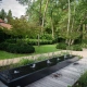 Watertafel standaard aluminium 300x100x40 cm