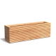 Plantenbak Malaga Rhombus hardhout 200x50x60,8 cm