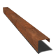 Cortenstaal overzetprofiel 5x5x5 cm (lengte 150 cm)