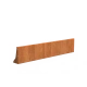Keerwand recht Cortenstaal 3 mm 200x40 cm