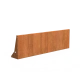 Keerwand recht Cortenstaal 3 mm 200x60 cm