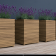Hardhouten Plantenbak 50x100x50 cm